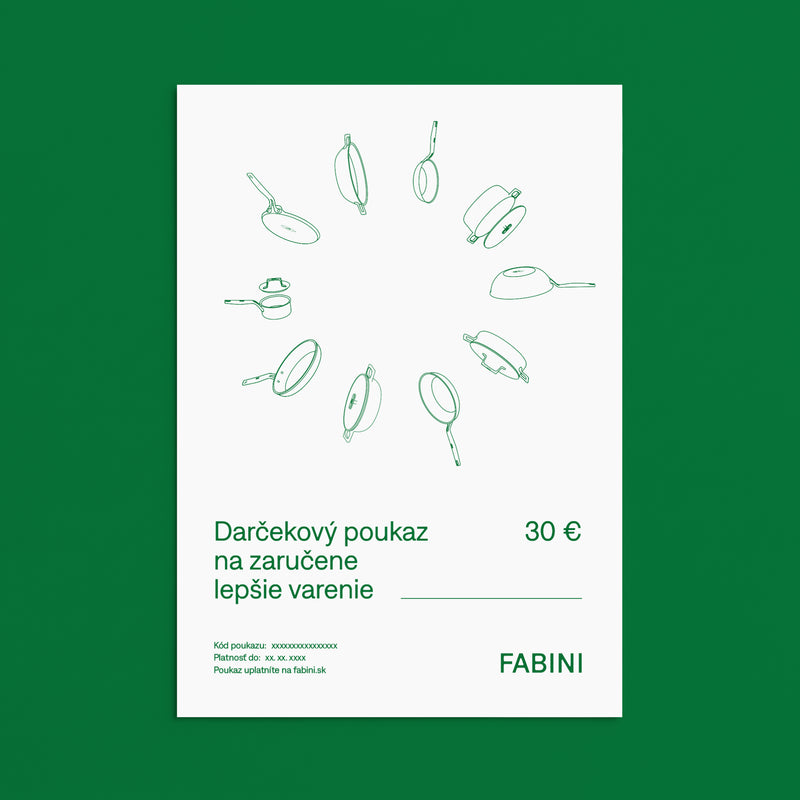 Darčekový poukaz elektronický 30 EUR