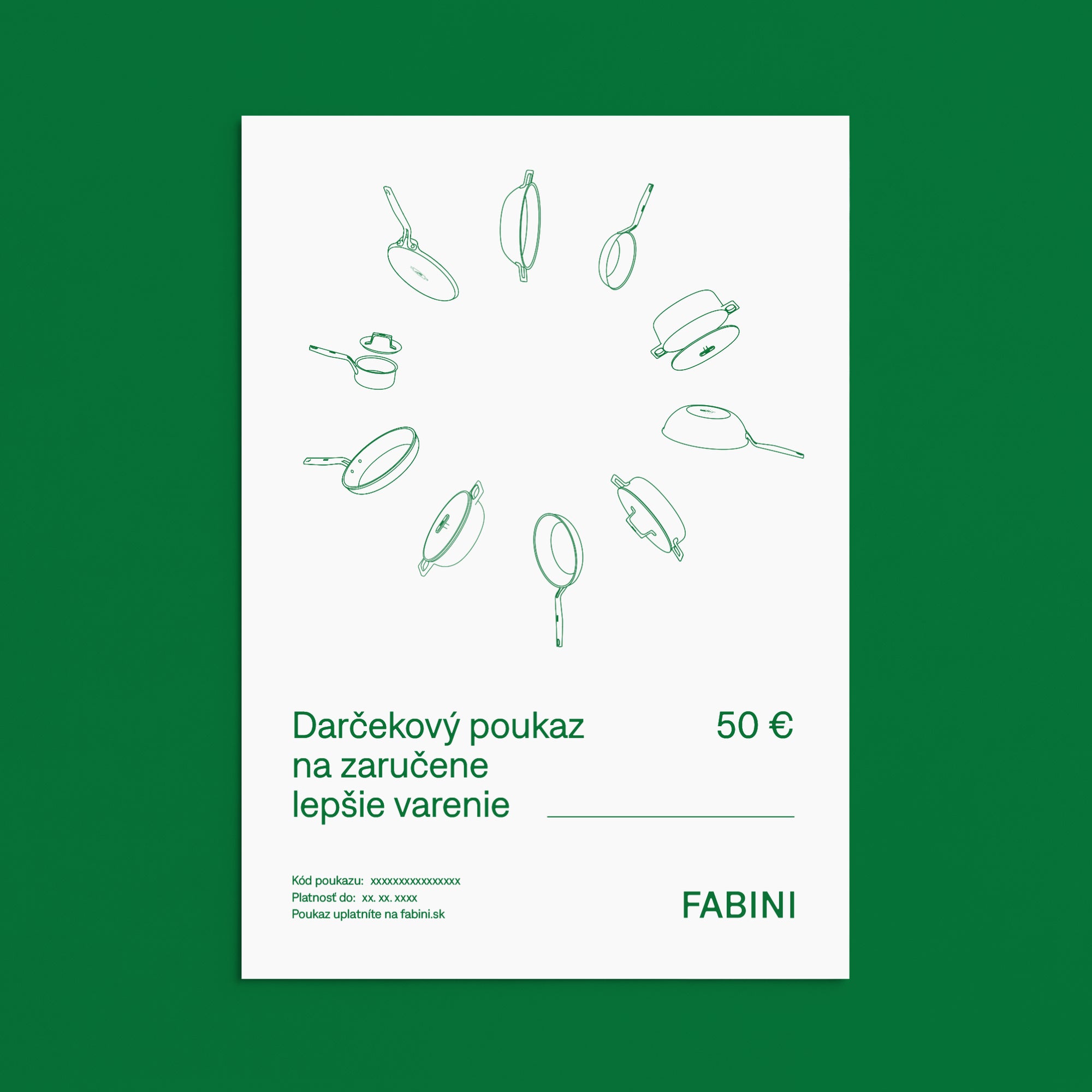 Darčekový poukaz elektronický 50 EUR