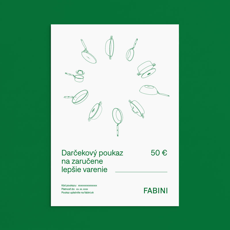 Darčekový poukaz elektronický 50 EUR