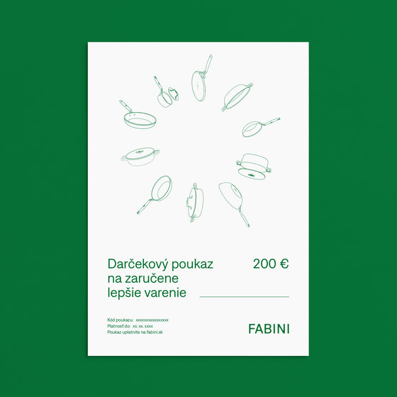 Darčekový poukaz elektronický 200 EUR