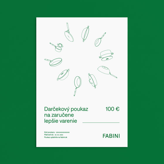 Darčekový poukaz elektronický 100 EUR