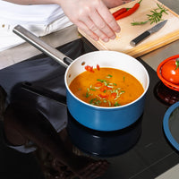 Sada riadu Meda 5.0 Standard, 8 dielov - Nepriľnavý riad s keramickým povrchom, krémový