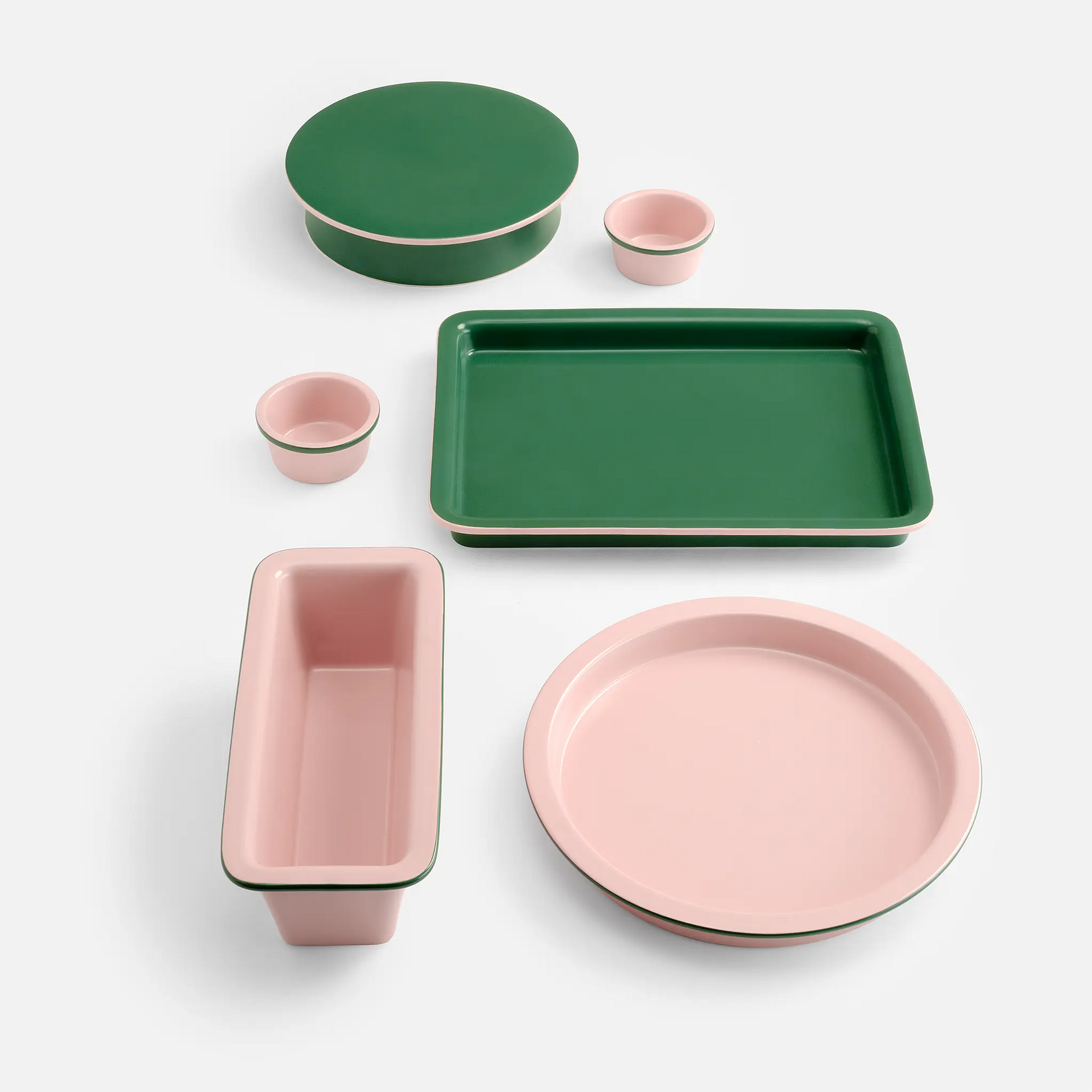 Okrúhla koláčová forma FABINI & Surová dcérka, ø 28 cm - Kameninová forma, ružová