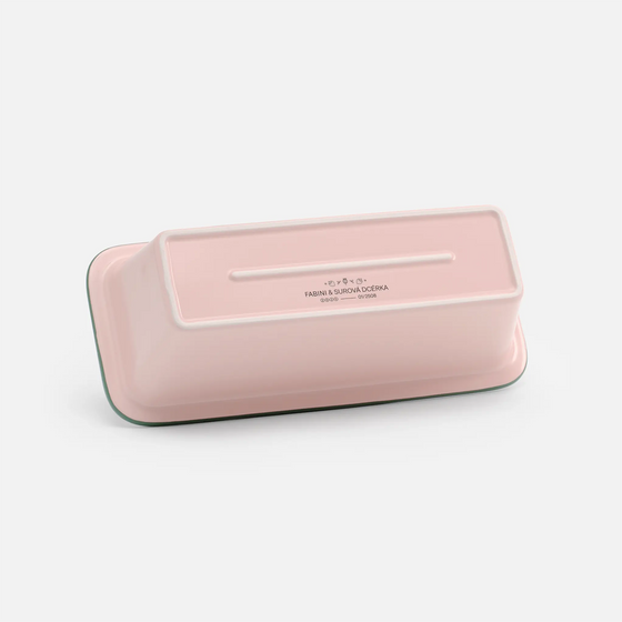 Forma na banana bread FABINI & Surová dcérka - Kameninová forma, ružová