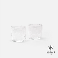 Súprava 2 pohárov z fúkaného skla FABINI & Tomáš Kučera, 200 ml, priehľadná