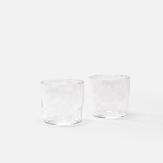 Súprava karafy a 2 pohárov z fúkaného skla FABINI & Tomáš Kučera, priehľadná