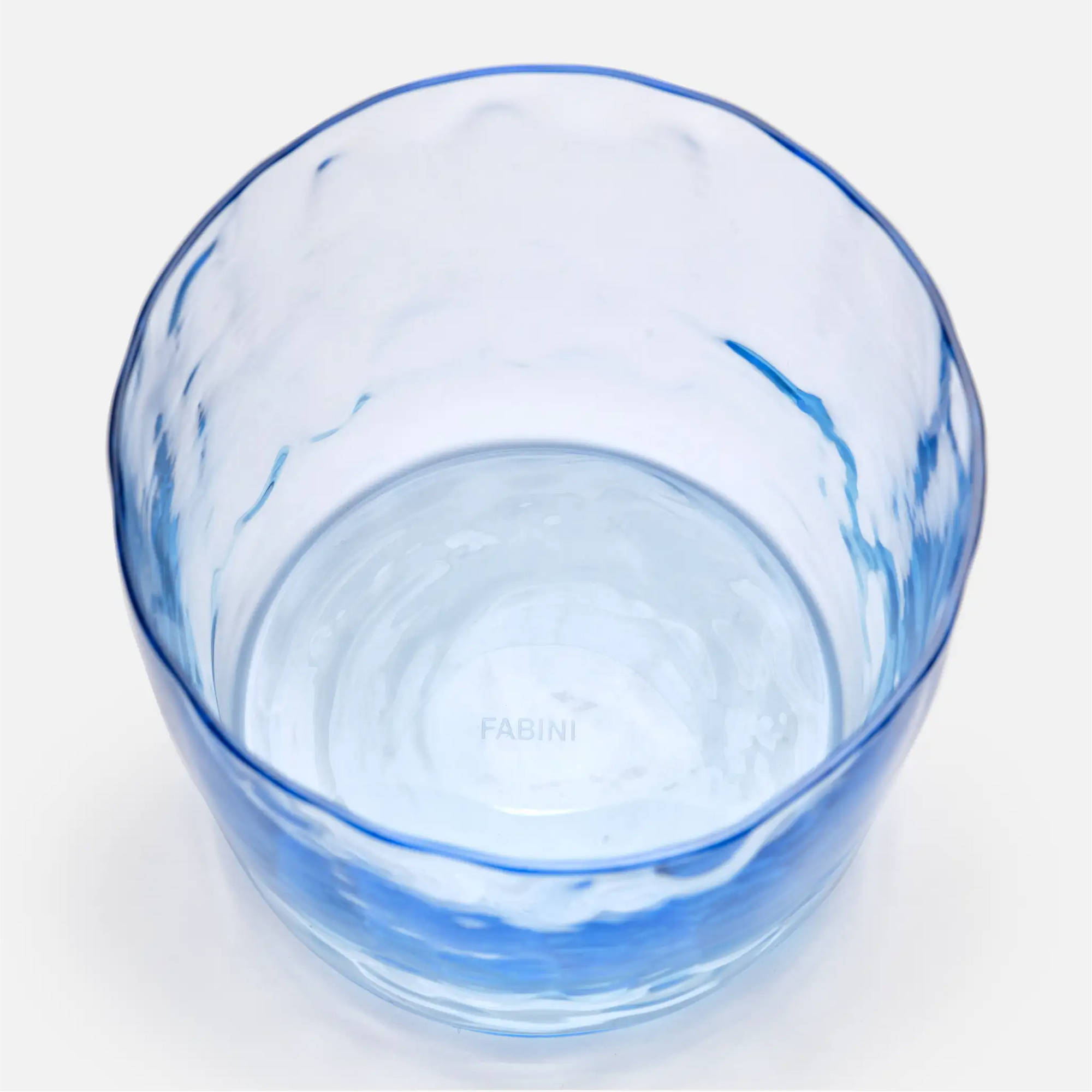 Súprava 2 pohárov z fúkaného skla FABINI & Tomáš Kučera, 200 ml, modrá