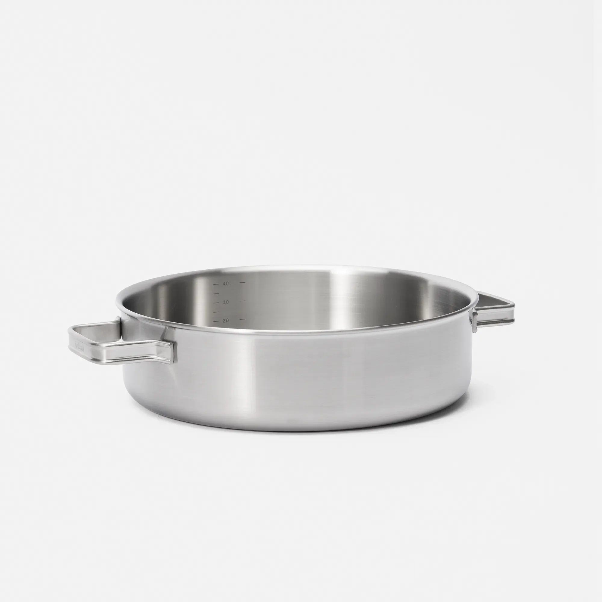 Servírovacia tegame panvica Lucca 4.0 Standard, ø 28 cm (4 l) - Nerezová beznitová panvica z viacvrstvovej nerezovej ocele s pokrievkou