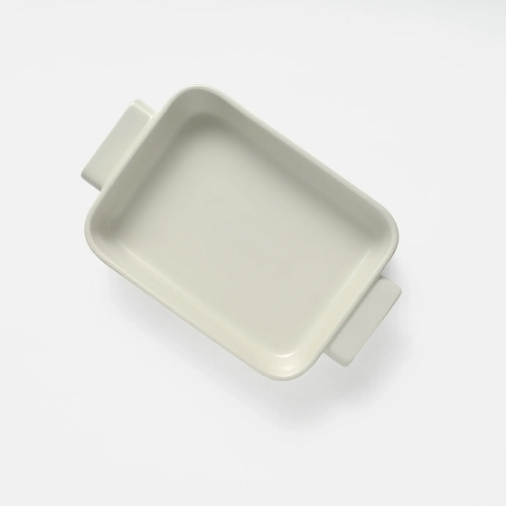 Sada mís Terra, 2 diely - Kameninové zapekacie misy, krémové