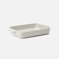 Zapekacia misa Terra, 33 x 24 cm - Kameninová zapekacia misa, krémová