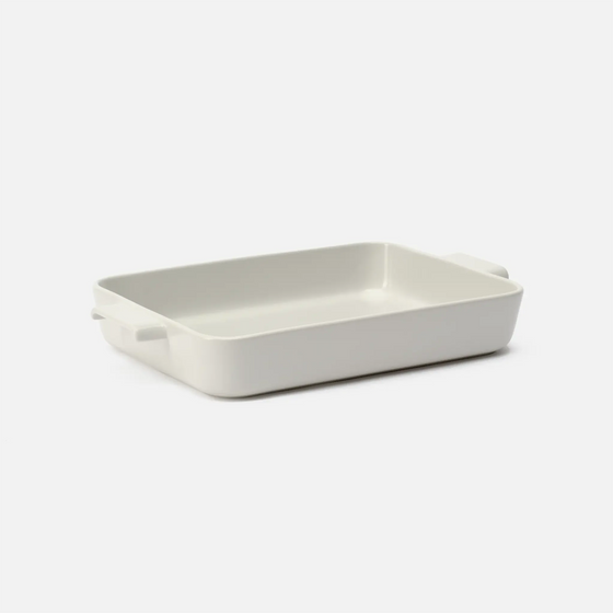 Zapekacia misa Terra, 33 x 24 cm - Kameninová zapekacia misa, krémová