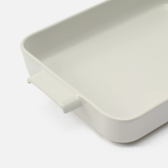 Zapekacia misa Terra, 33 x 24 cm - Kameninová zapekacia misa, krémová