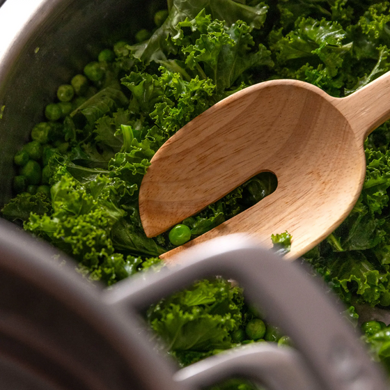 Sada príborov na šalát Arba - Drevená sada príborov