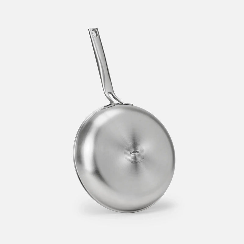 Panvica FABINI & Pohlreich, ø 26 cm - Nepriľnavá nerezová beznitová panvica z päťvrstvovej nerezovej ocele s keramickým povrchom bez pokrievky