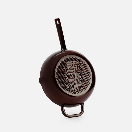 Sada riadu FABINI & Pohlreich, 5 dielov - Smaltovaný liatinový riad, vínovo červený