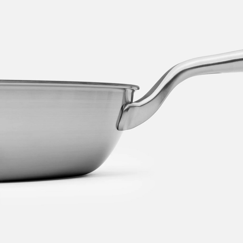 Panvica FABINI & Pohlreich, ø 30 cm - Nerezová beznitová panvica z päťvrstvovej nerezovej ocele bez pokrievky