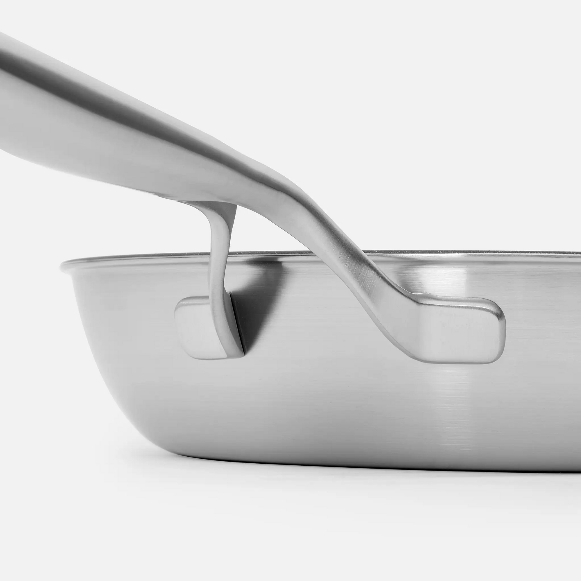 Panvica FABINI & Pohlreich, ø 30 cm - Nerezová beznitová panvica z päťvrstvovej nerezovej ocele bez pokrievky