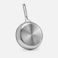 Panvica FABINI & Pohlreich, ø 30 cm - Nerezová beznitová panvica z päťvrstvovej nerezovej ocele bez pokrievky