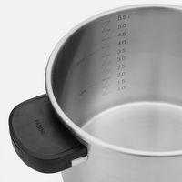 Tlakový hrniec FABINI & Pohlreich, ø 22 cm (6 l) - Nerezový tlakový hrniec