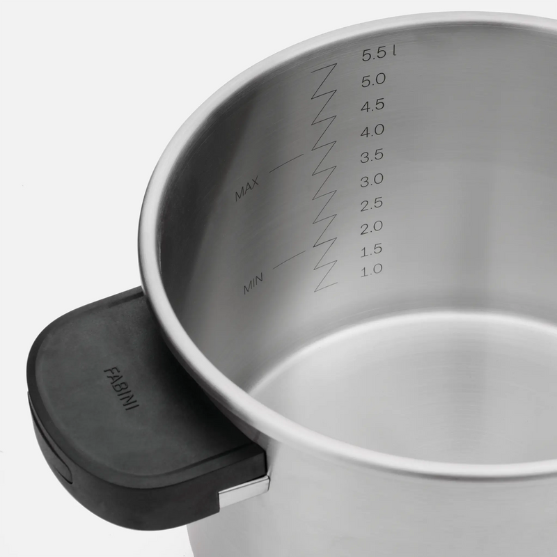 Tlakový hrniec FABINI & Pohlreich, ø 22 cm (6 l) - Nerezový tlakový hrniec