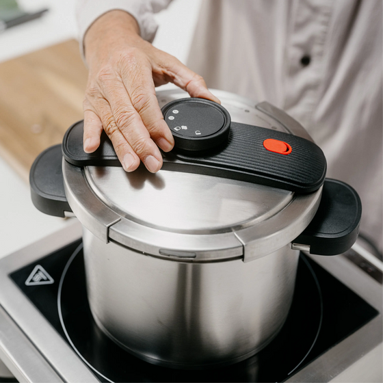 Tlakový hrniec FABINI & Pohlreich, ø 22 cm (6 l) - Nerezový tlakový hrniec