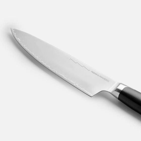 Veľký kuchársky nôž FABINI & Pohlreich, 20 cm - Kovaný nôž z trojvrstvovej japonskej ocele