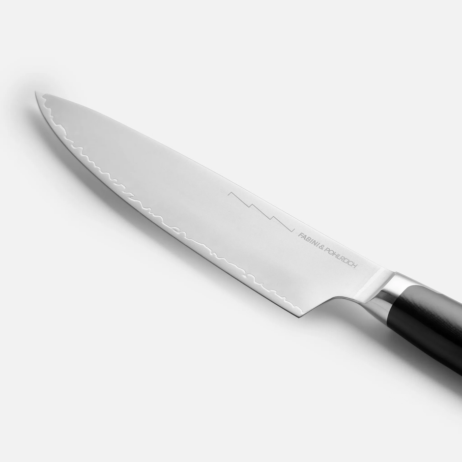 Veľký kuchársky nôž FABINI & Pohlreich, 20 cm - Kovaný nôž z trojvrstvovej japonskej ocele