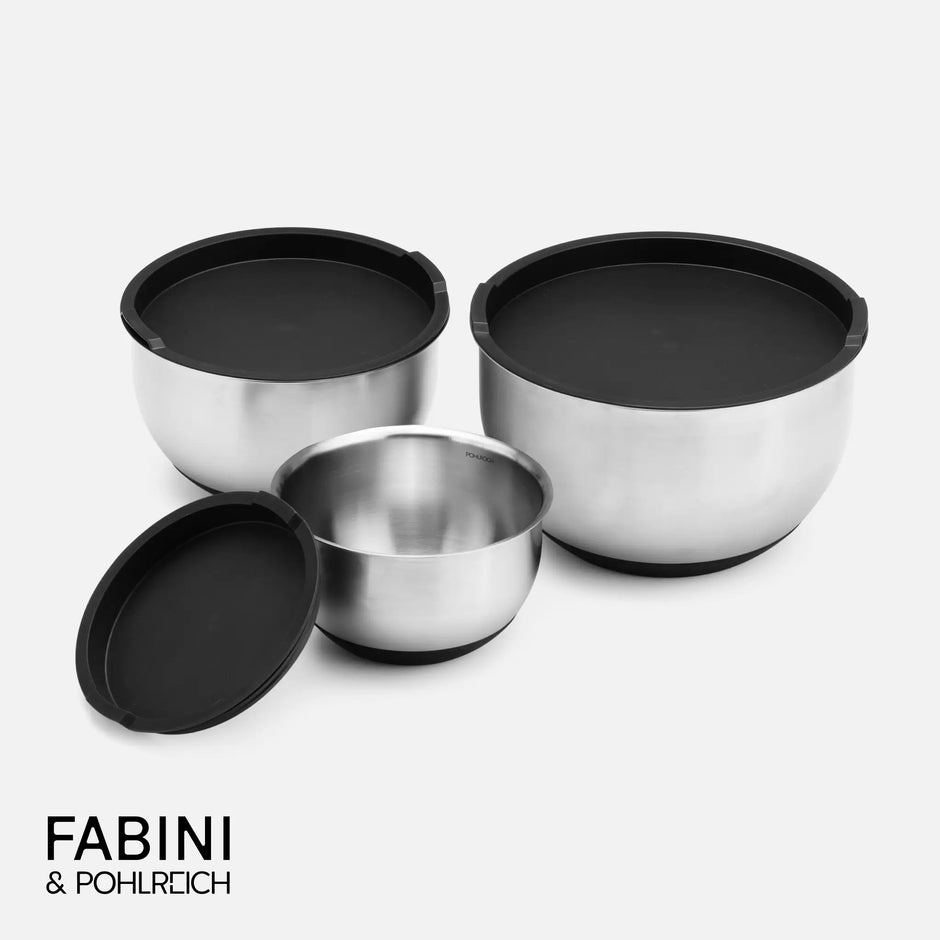 Sada mís FABINI & Pohlreich, 6 dielov - Nerezové misy