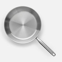 Sada panvíc FABINI & Punčochář, ø 26 cm + ø 30 cm, 2 diely - Nerezové beznitové panvice z jednovrstvovej nerezovej ocele