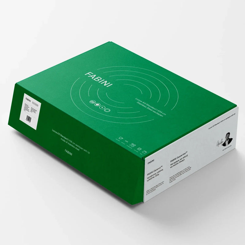 Kastról Lucca 4.0 Standard, ø 24 cm (5,5 l) - Nerezový beznitový kastról z viacvrstvovej nerezovej ocele s pokrievkou
