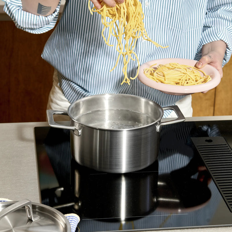 Hrniec Lucca 4.0 Pro, ø 20 cm (3 l) - Nerezový beznitový hrniec z viacvrstvovej nerezovej ocele s pokrievkou