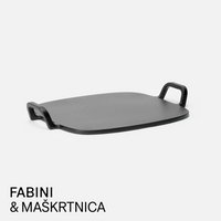 Tál FABINI & Maškrtnica - Smaltovaný liatinový tál na pečenie