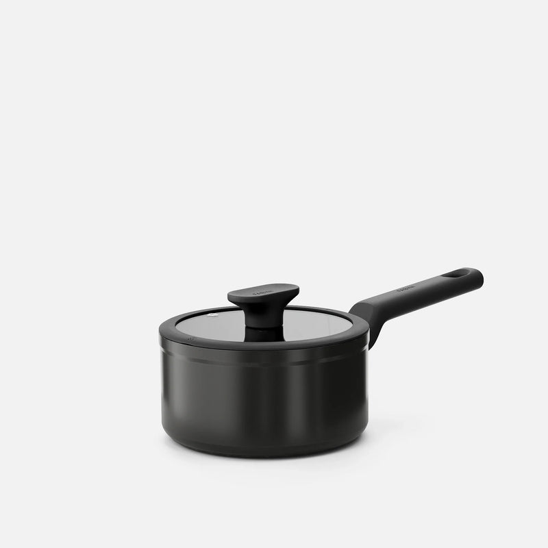 Rajnica Meda 5.0 Economy, ø 16 cm (1,2 l) - Nepriľnavá rajnica s keramickým povrchom s pokrievkou, čierna