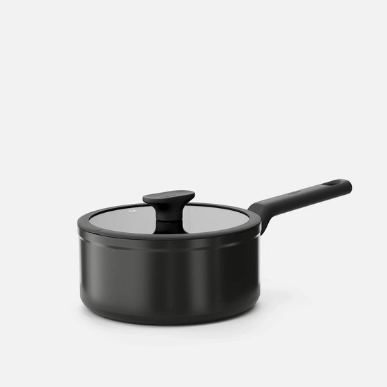 Rajnica Meda 5.0 Economy, ø 20 cm (2,4 l) - Nepriľnavá rajnica s keramickým povrchom s pokrievkou, čierna