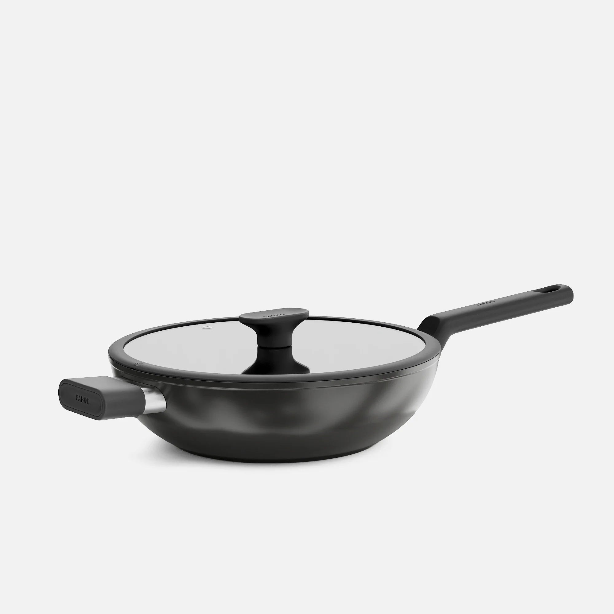 Wok panvica Meda 5.0 Economy, ø 28 cm - Nepriľnavá panvica s keramickým povrchom s pokrievkou, čierna