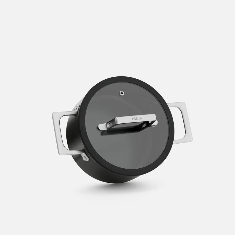 Sada riadu Meda 5.0 Pro, 10 dielov - Nepriľnavý riad s keramickým povrchom, čierny