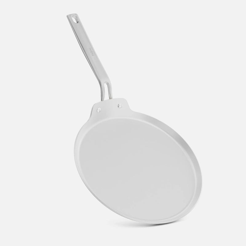Palacinková panvica Meda 5.0 Pro, ø 28 cm - Nepriľnavá panvica s keramickým povrchom bez pokrievky, svetlosivá
