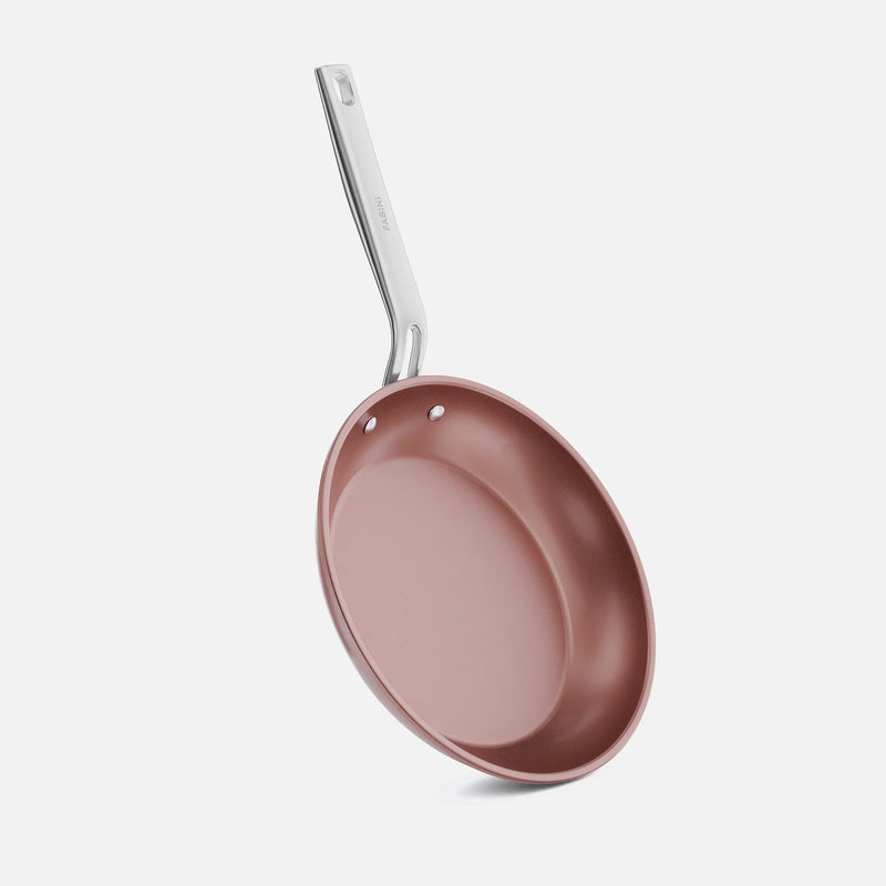 Panvica Meda 5.0 Pro, ø 24 cm - Nepriľnavá panvica s keramickým povrchom bez pokrievky, broskyňovoružová