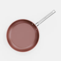 Panvica Meda 5.0 Pro, ø 28 cm - Nepriľnavá panvica s keramickým povrchom bez pokrievky, broskyňovoružová
