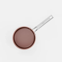 Rajnica Meda 5.0 Pro, ø 16 cm (1,2 l) - Nepriľnavá rajnica s keramickým povrchom s pokrievkou, broskyňovoružový