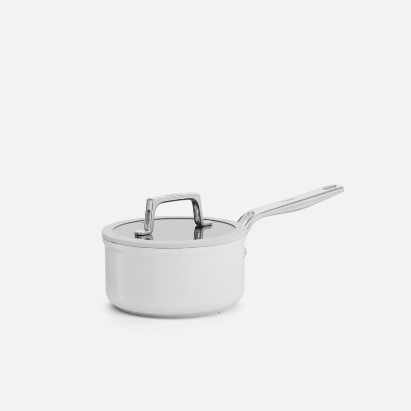 Rajnica Meda 5.0 Pro, ø 16 cm (1,2 l) - Nepriľnavá rajnica s keramickým povrchom s pokrievkou, svetlosivý
