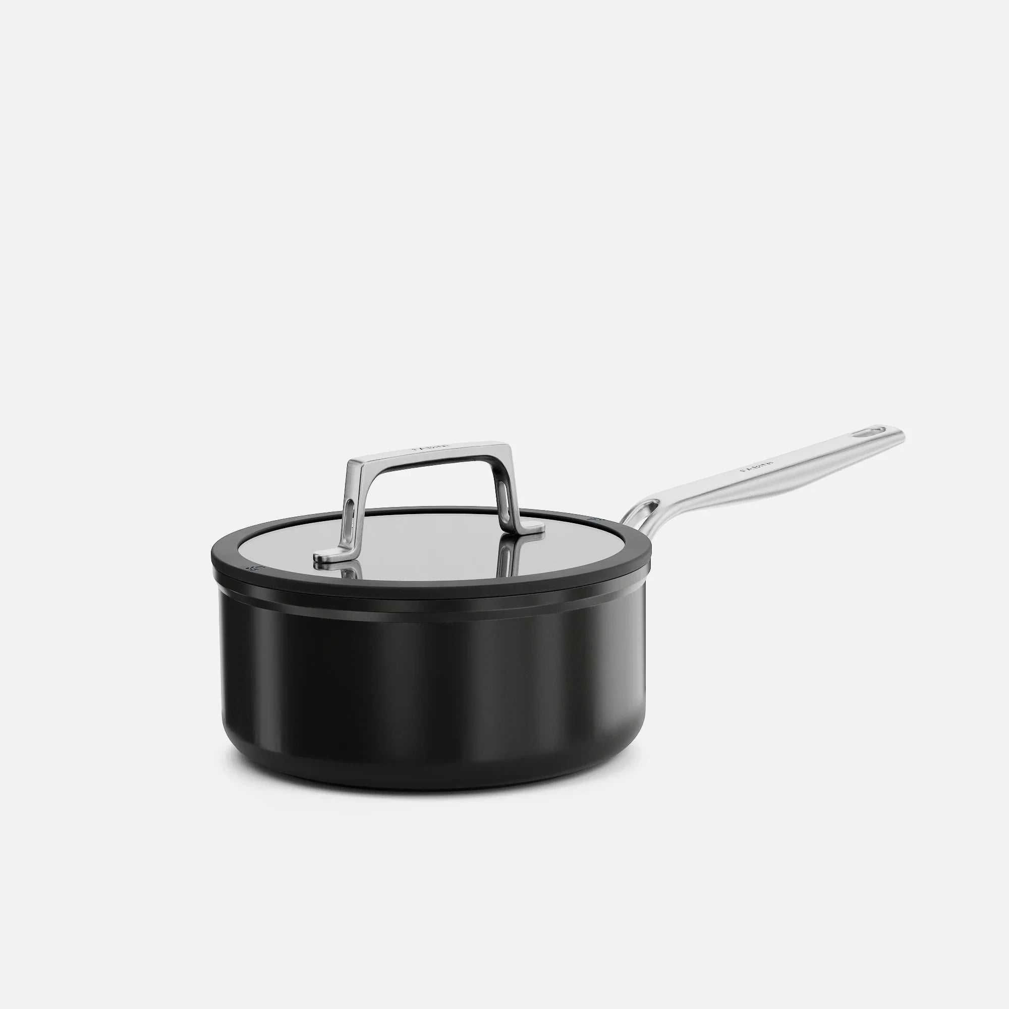 Rajnica Meda 5.0 Pro, ø 20 cm (2,4 l) - Nepriľnavá rajnica s keramickým povrchom s pokrievkou, čierny