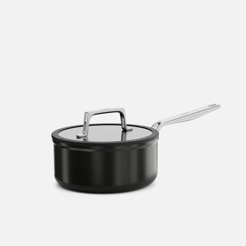 Rajnica Meda 5.0 Pro, ø 20 cm (2,4 l) - Nepriľnavá rajnica s keramickým povrchom s pokrievkou, čierny