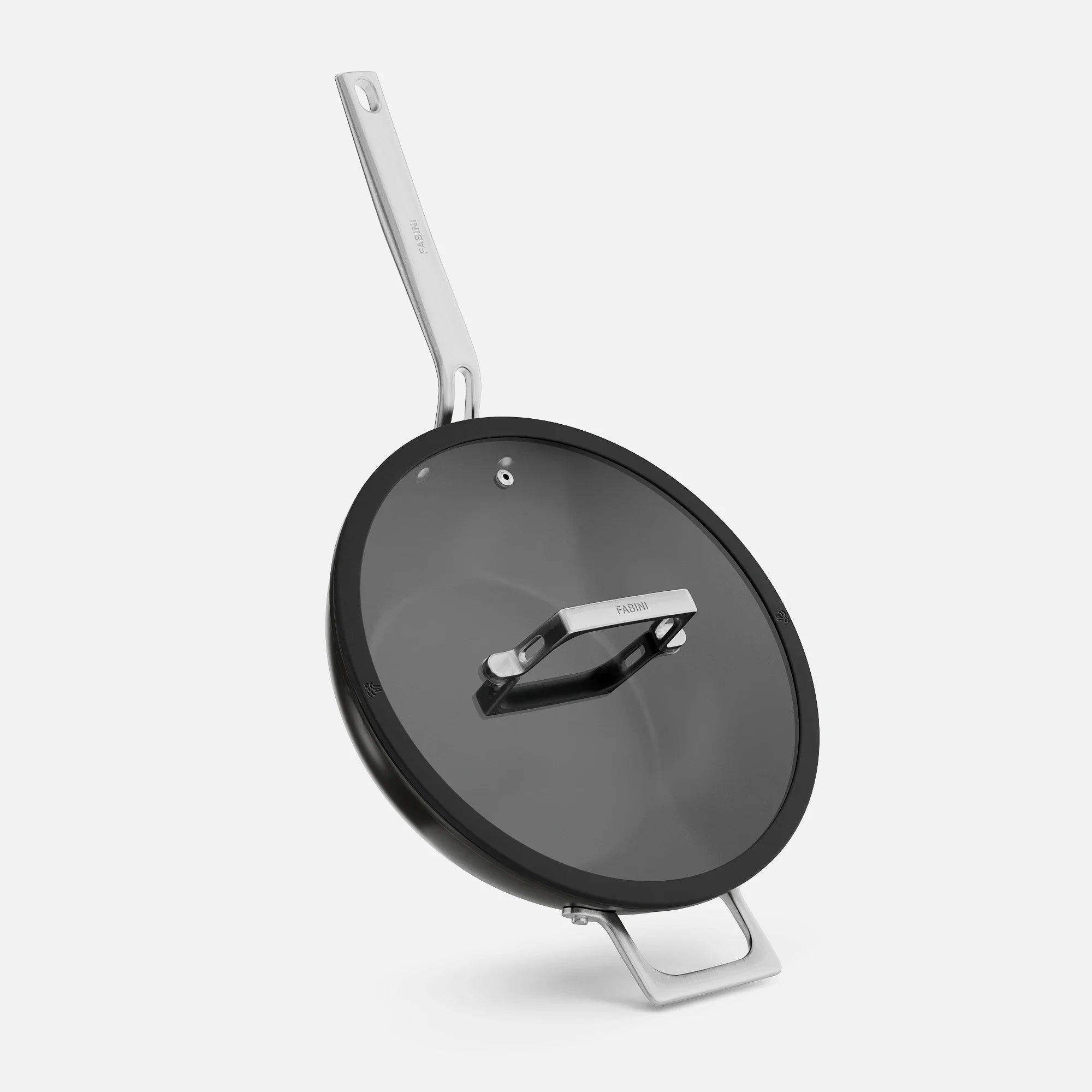 Wok panvica Meda 5.0 Pro, ø 28 cm - Nepriľnavá panvica s keramickým povrchom s pokrievkou, čierna
