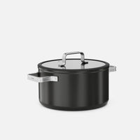 Kastról Meda 5.0 Standard, ø 24 cm (5,4 l) - Nepriľnavý kastról s keramickým povrchom s pokrievkou, čierny
