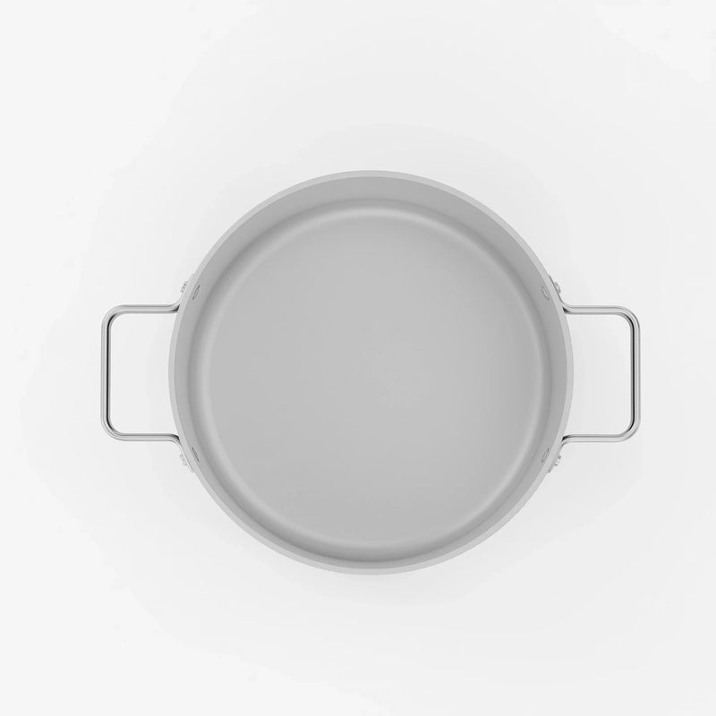 Sada riadu Meda 5.0 Standard, 8 dielov - Nepriľnavý riad s keramickým povrchom, krémový