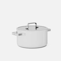Kastról Meda 5.0 Standard, ø 24 cm (5,4 l) - Nepriľnavý kastról s keramickým povrchom s pokrievkou, krémový
