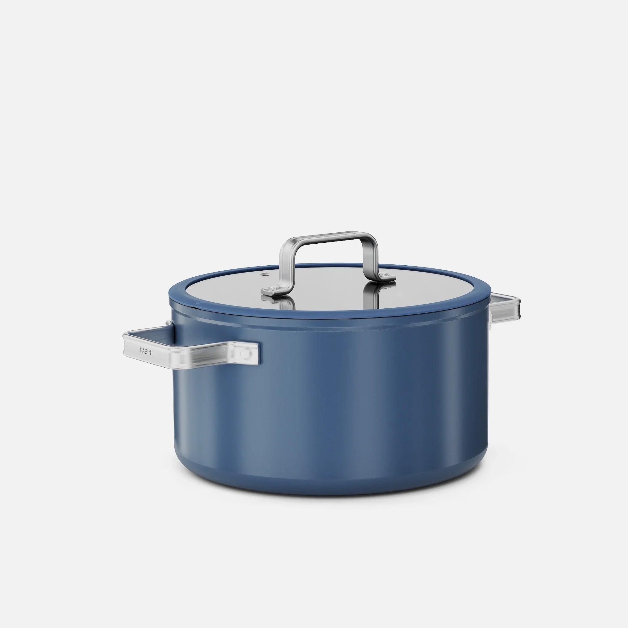 Kastról Meda 5.0 Standard, ø 24 cm (5,4 l) - Nepriľnavý kastról s keramickým povrchom s pokrievkou, modrý