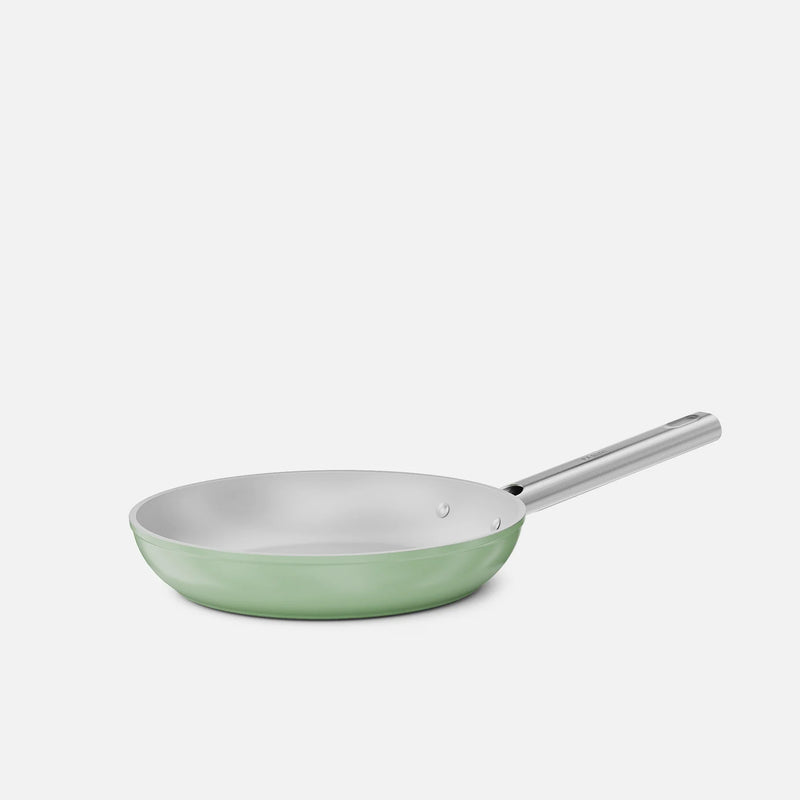 Panvica Meda 5.0 Standard, ø 24 cm - Nepriľnavá panvica s keramickým povrchom bez pokrievky, šalviovo zelená