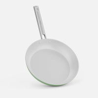 Panvica Meda 5.0 Standard, ø 28 cm - Nepriľnavá panvica s keramickým povrchom bez pokrievky, šalviovo zelená
